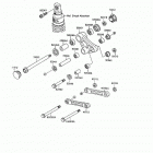 KLR650 (KL650-A8) Задняя подвеска