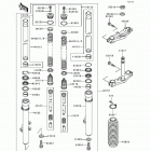 KX80 (KX80-R4) Front fork(kx80-r4 / r5)