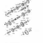 KLR650 (KL650-A8) Трансмиссия