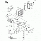 KLR250 (KL250-D13) Воздухозаборник