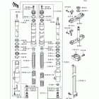 KX100 (KX100-B5) Front fork(kx100-b5 / b6)