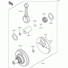 KLX650 (KLX650-C2) Коленвал