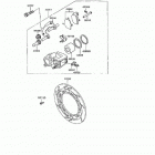 KLR650 (KL650-A8) Передний тормоз