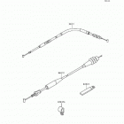 KX250 (KX250-K2) Тросы управления