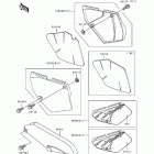 KLX650 (KLX650-C2) Боковые обтекатели