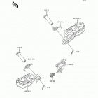 KX500 (KX500-E5) Подножки