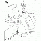 KLX650R (KLX650-A2) Топливный бак