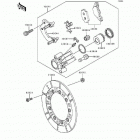KLR250 (KL250-D13) Передний тормоз