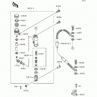 KX500 (KX500-E5) Задний торм цилиндр