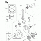 KX80 (KX80-R4) Коленвал и поршни