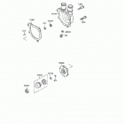 KLR650 (KL650-A8) Водяной насос