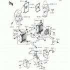 KLR250 (KL250-D13) Радиатор