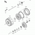 KX500 (KX500-E5) Сцепление