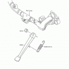 Vulcan 88 (VN1500-A7) Подножка