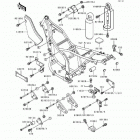KLX650 (KLX650-C2) Рама ,крепежные детали