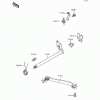 KLR250 (KL250-D13) Механизм переключения передач