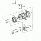 KLR650 (KL650-A8) Сцепление
