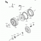 KLX650 (KLX650-C2) Сцепление