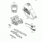 KLR250 (KL250-D13) Decals(kl250-d11 / d12 / d13)