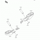 KX100 (KX100-B5) Подножки