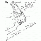 KX125 (KX125-K2) Рама ,крепежные детали