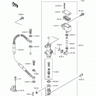KLX650 (KLX650-C2) Задний торм цилиндр