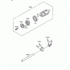 Vulcan 88 (VN1500-A7) Валы и вилки переключения передач