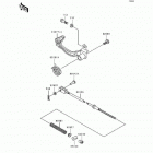 KLR250 (KL250-D13) Педаль тормоза