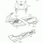 Ninja 500 (EX500-D2) Decals(red)(ex500-d2)