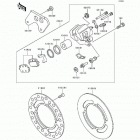 KX80 (KX80-R4) Задний тормоз