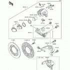 KX500 (KX500-E5) Rear brake(kx500-e4 / e5 / e6 / e7)