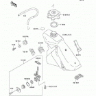 KLX250R (KLX250-D2) Топливный бак