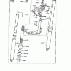 KE100 (KE100-B13) Передняя вилка
