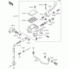 KLX650 (KLX650-C2) Главный тормозной цилиндр,передний