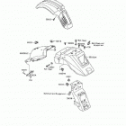 KLR650 (KL650-A8) Крылья