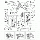 KDX200 (KDX200-H2) Radiator(kdx200-h1-h3)