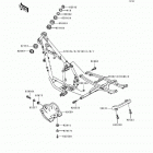 KLR250 (KL250-D13) Рама
