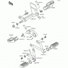 KLX650 (KLX650-C2) Подножки