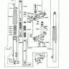 KLR650 (KL650-A8) Передняя вилка