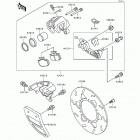 KDX250 (KDX250-D2) Задний тормоз