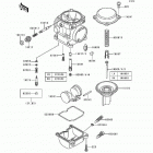 Vulcan 500 (EN500-A4) Карбюратор в разборе