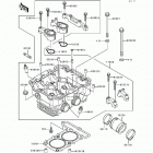 Eliminator 250 (EL250-E2) Головка цилиндра