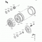 Eliminator 250 (EL250-E2) Сцепление
