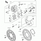KDX250 (KDX250-D2) Передний тормоз