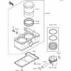 Eliminator 250 (EL250-E2) Цилиндр и поршни