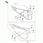 KDX250 (KDX250-D2) Боковые обтекатели
