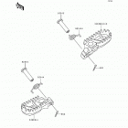 KDX250 (KDX250-D2) Подножки