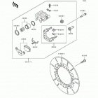 Eliminator 250 (EL250-E2) Передний тормоз