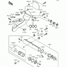 KDX200 (KDX200-E6) Глушитель