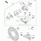 KDX200 (KDX200-E6) Задний суппорт